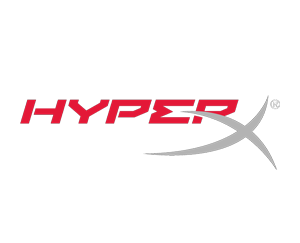 Logo da HyperX, periféricos para gamers