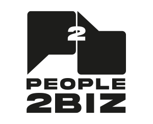 Logo da People2Biz, assessoria de comunicação